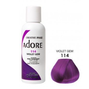 Zbožňujte semi permanentní barvu vlasů 114 fialové uložení 118 ml