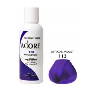 Zbožňujte semi permanentní barvu vlasů 113 African Violet 118ml