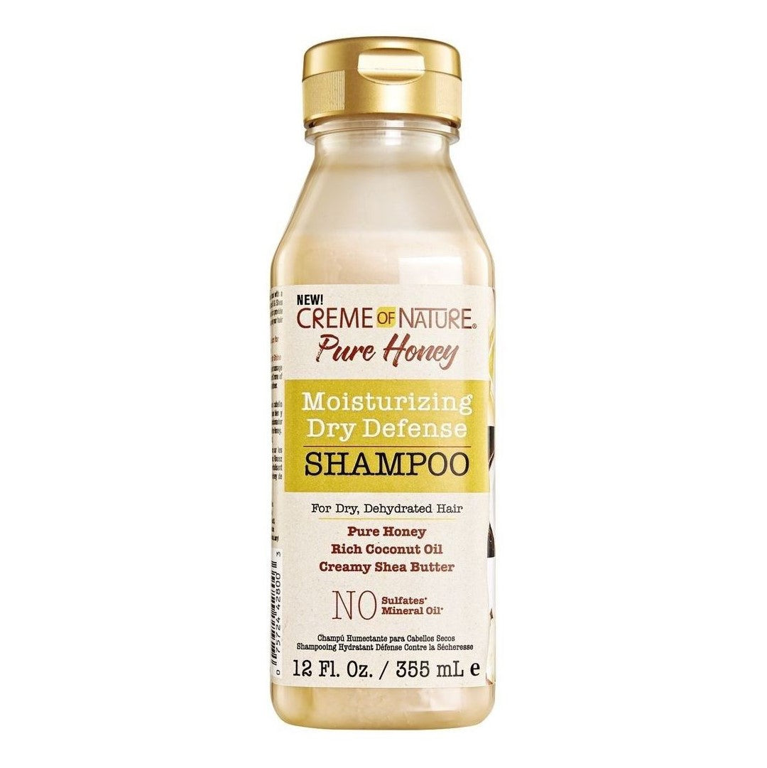 Creme of Nature Pure Honey Hydrating suchý obranný šampon 12oz