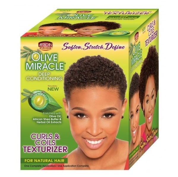 African Pride Olive Miracle Curls and Coils Texturizer