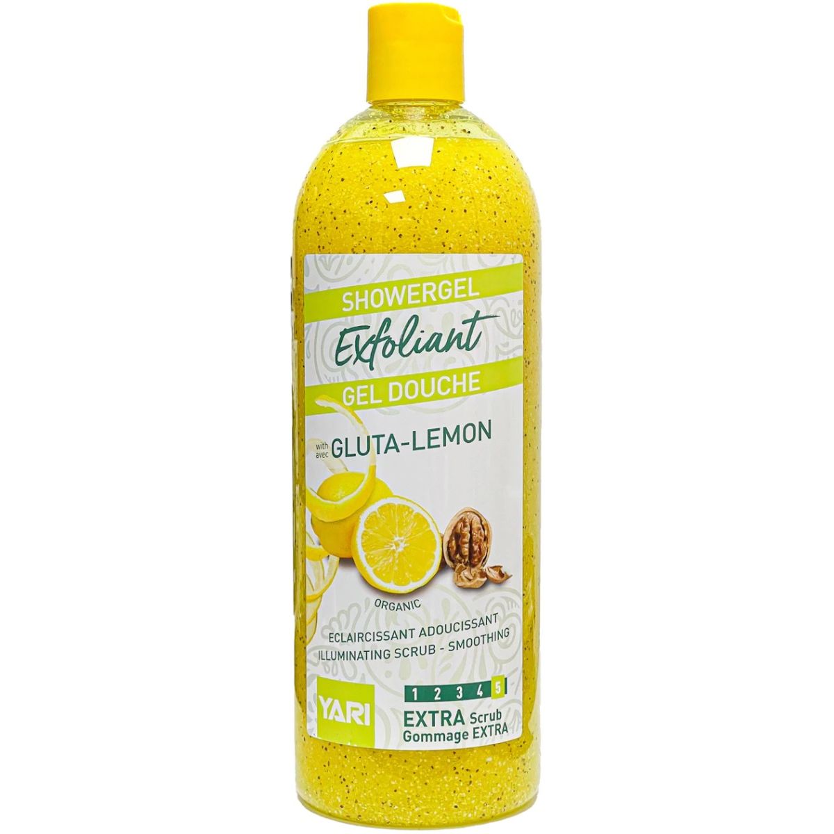 Yari Exfoliant sprchový gel gluta-Lemon 1000 ml