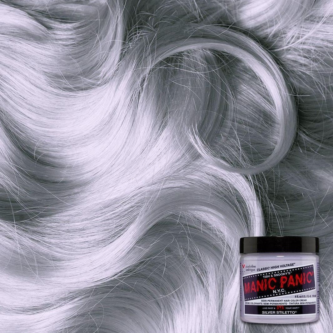 Manic Panic High napětí stříbrné jehlové barvy vlasů 118 ml